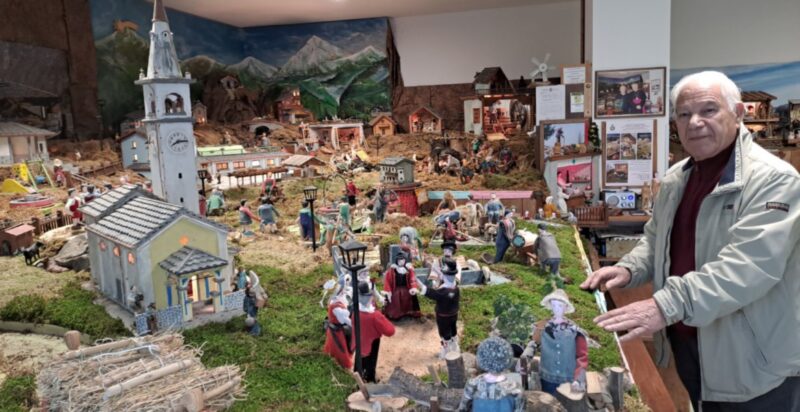 “La mostra-presepe apre per l’ultima volta”. Serafino Servodidio annuncia il suo ritiro