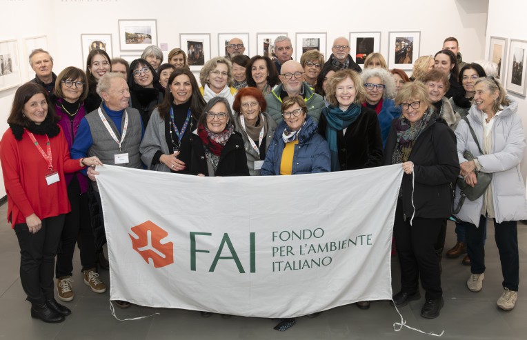 Visita alla mostra di Inge Morath e scambio di auguri con il FAI