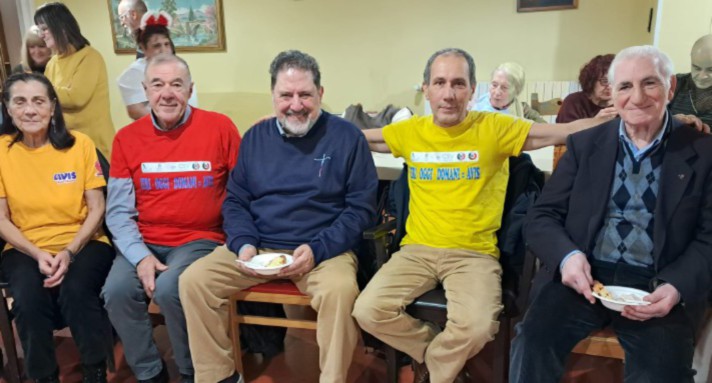 Gli auguri di Natale dell’Avis di Aosta agli anziani della microcomunità di St-Martin-de-Corléans