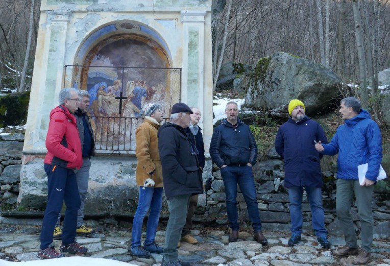 Sopralluogo al Santuario di Vourry a Gaby: il percorso devozionale diventerà accessibile ai disabili