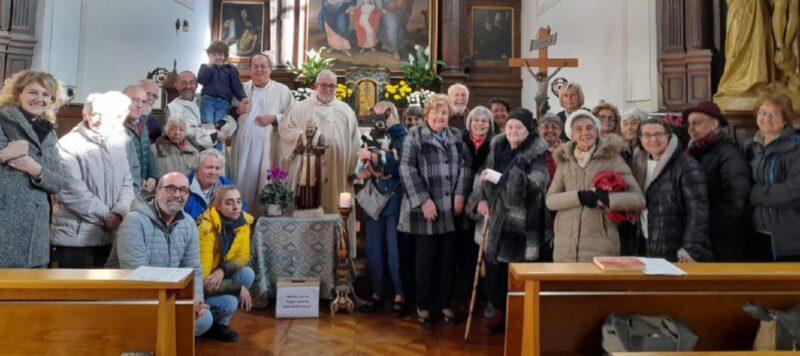 Fra’ Luciano Lotti, responsabile di tutti i gruppi di preghiera di Padre Pio, è venuto in visita in Valle d’Aosta
