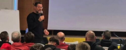 LEZIONE DI CALCIO CON RICCARDO CATTO E STEFANO BALDINI
