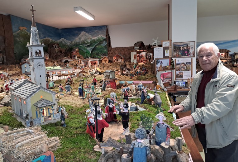 Pontey, la proposta di Serafino Servodidio: “Cedo gratis il mio presepe alla Regione”