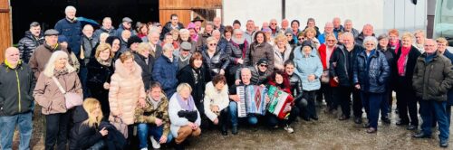 Les Amis de la Table Ronde. Gita con novanta partecipanti