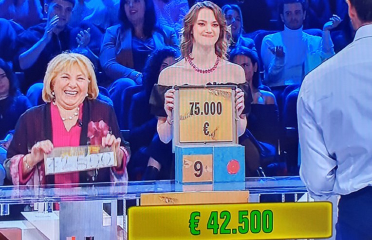 Irene Motto Ros di Chambave vince 42.500 euro ad Affari Tuoi