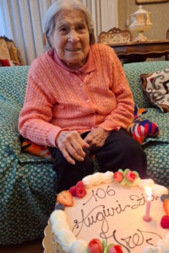 Ires Simone Faccarello, la nonna di Aosta ha festeggiato 106 anni
