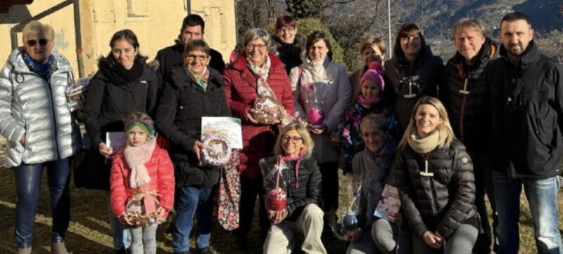 La premiazione del concorso dei presepi
