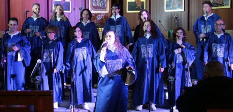 Un momento del concerto del gruppo White Gospel di sabato scorso, 8 febbraio, nella chiesa di Saint-Martin-de-Corléans