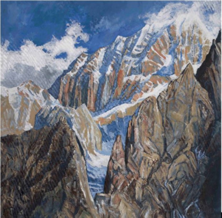 John Colton, i quattro elementi del Monte Bianco: una nuova esposizione al Pavillon