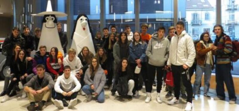 Gli studenti del Liceo economico sociale in visita al Museo del Risparmio di Torino