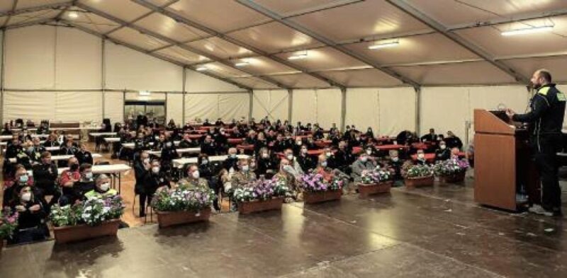 Il grande abbraccio di Valpelline ai volontari della Protezione civile e della Croce Rossa