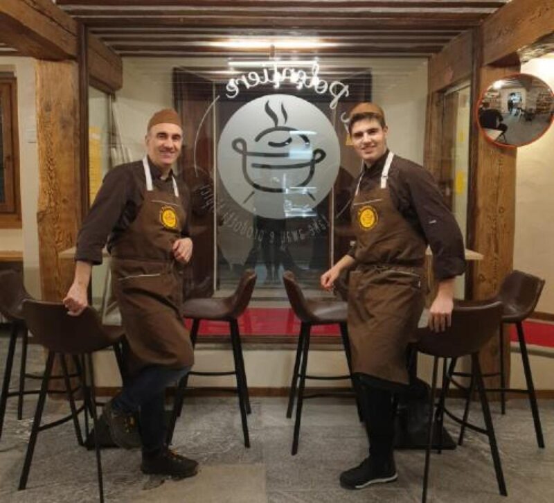 Il Polentiere, a Morgex polenta alla spina da gustare sul posto o da portarsi a casa