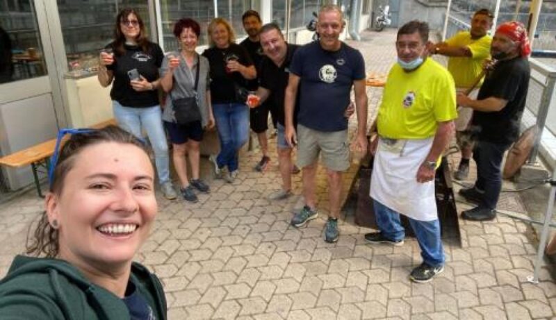 Il pranzo del Patrono distribuito da Les Amis de Prosper