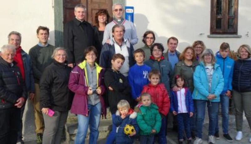 Il vescovo in visita a Chamois