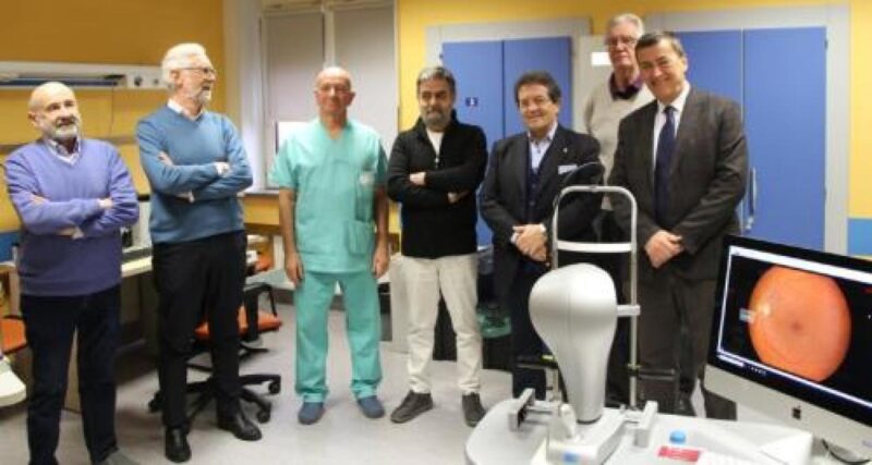 Oculistica di eccellenza grazie alla generosità Donato un retinografo all’ospedale Beauregard