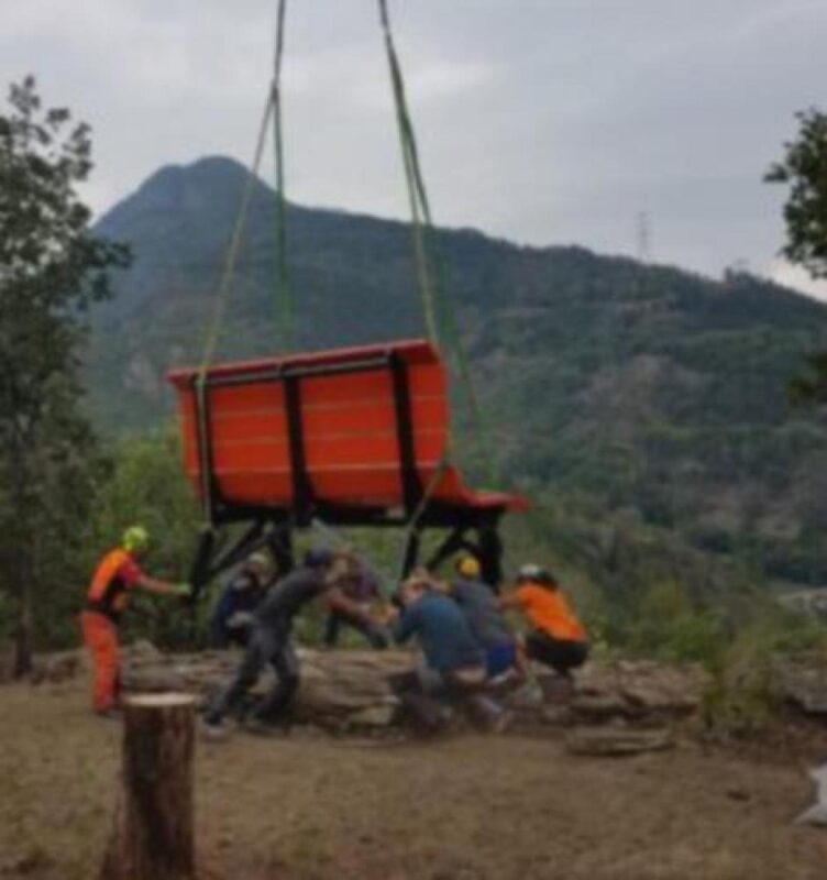 Pure Arvier ha la sua panchina gigante