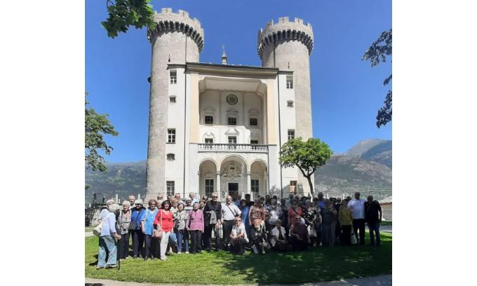 Visita al Castello di Aymavilles con la Cooperativa degli anziani