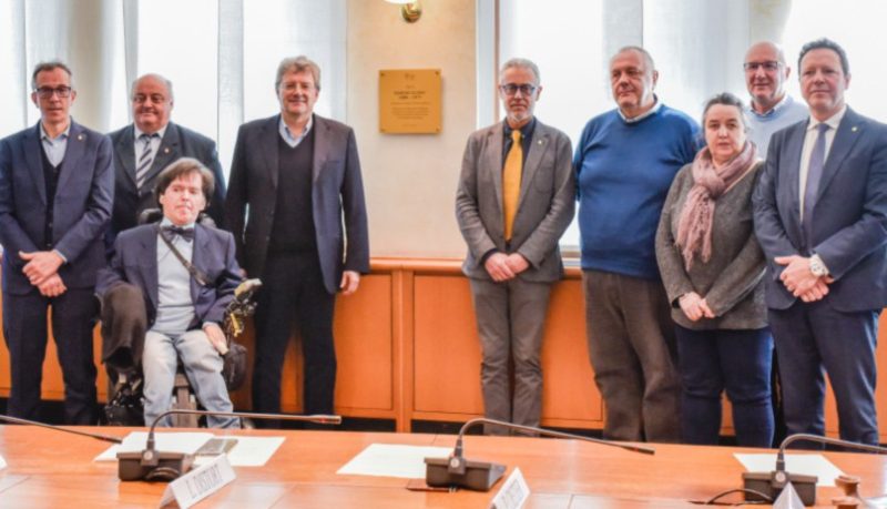 La sala Commissioni è stata intitolata a Emilio Lussu