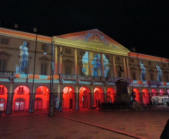 Giochi di luci sul Municipio e musica per i 2.050 anni di Augusta Pretoria