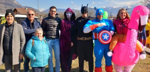 Nus ha fatto visita per Carnevale al Comune gemellato di Marignier