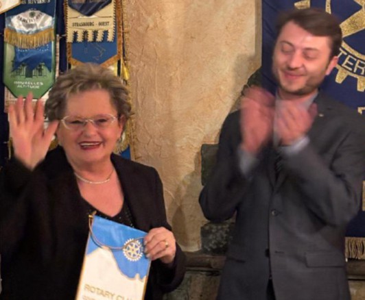 MARIA GRAZIA VACCHINA OSPITE DI UNA SERATA DEL ROTARY CLUB COURMAYEUR-VALDIGNE