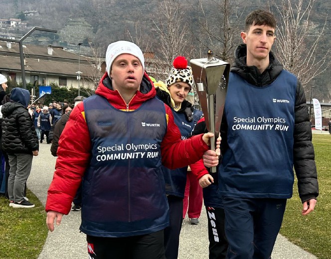 A Verrès la torcia degli Special Olympics