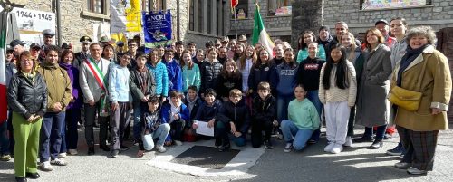 A COURMAYEUR UN 25 APRILE CELEBRATO INSIEME AGLI STUDENTI