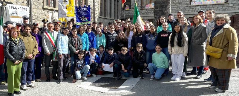A COURMAYEUR UN 25 APRILE CELEBRATO INSIEME AGLI STUDENTI