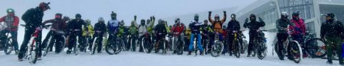 UNA SETTANTINA DI TEMERARI DA TUTTO IL NORD ITALIA PER LA TERZA EDIZIONE DEL CERVINO SNOW BIKE SHOW
