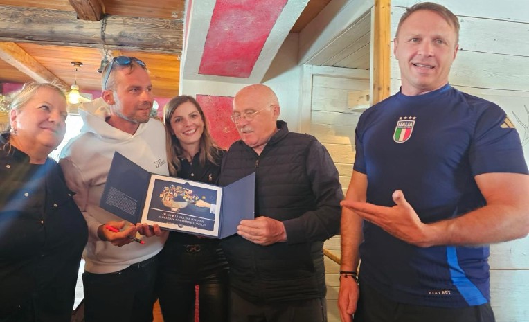 La Thuile, Lo Riondet premiato dal ministro Francesco Lollobrigida