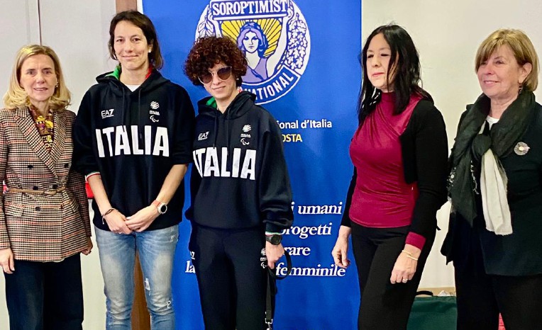 Al Corrado Gex un incontro con le atlete Charlotte Bonin e Anna Barbaro, promosso dal Soroptimist Club Valle d’Aosta