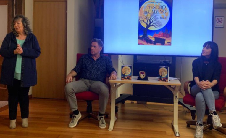 Presentato sabato scorso a Gignod il romanzo “Il tesoro di Calvino