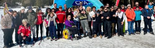 SciAbilmente, a Torgnon si è svolta una giornata dedicata allo sci inclusivo per persone disabili