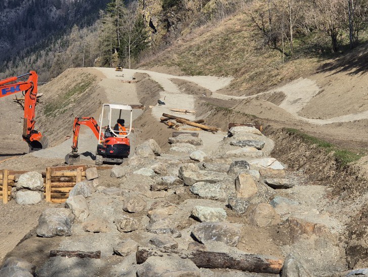 In fase di ultimazione il Bike Park a Valpelline