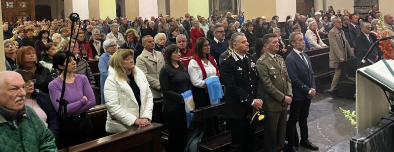 La Messa in suffragio di Papa Francesco in Cattedrale martedì scorso, 22 aprile