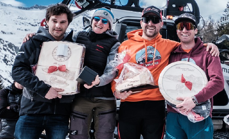 Gara dei gatti delle nevi: premiati André Gasperini e Julien Chatrian