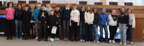 Portes Ouvertes, in Consiglio Valle la classe II A della scuola media di Morgex