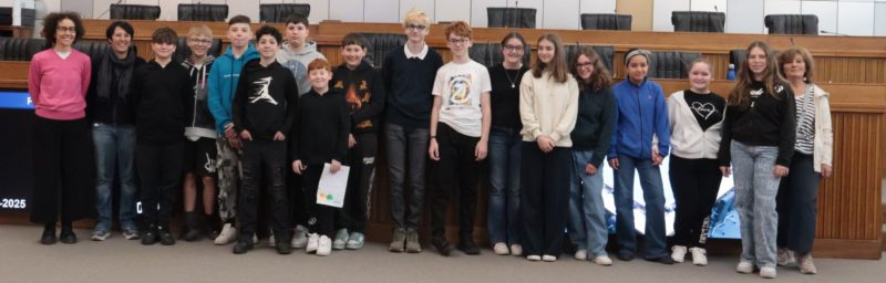 Portes Ouvertes, in Consiglio Valle la classe II A della scuola media di Morgex