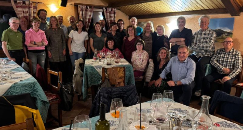 A cena i discendenti di Venanzio Bérard e Blandina Fusinaz