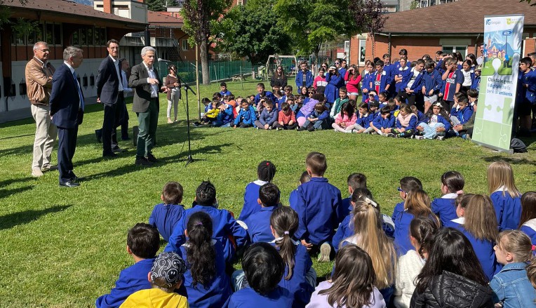 Inaugurata nella Scuola Ramires una nuova area verde urbana