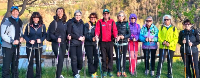 Sarre, il corso di Nordic Walking organizzato dalla Biblioteca comunale