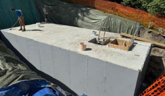 È operativa la nuova vasca di accumulo dell’acqua per il Consorzio fondiario Dolonne – Val Veny