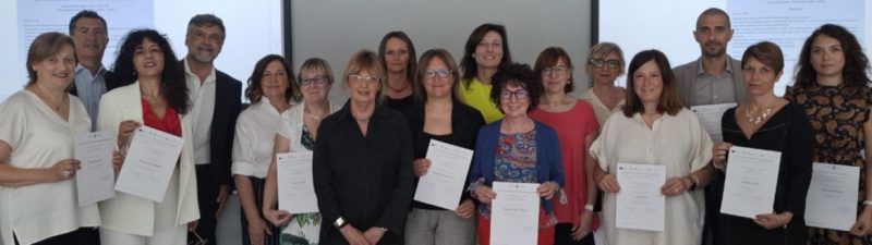 I partecipanti al corso di formazione manageriale che si è concluso mercoledì scorso, 25 giugno