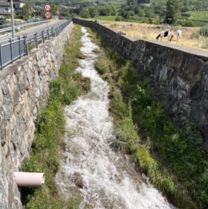 PULITO IL LETTO DEL TORRENTE GRESSAN