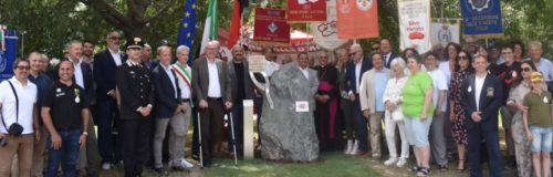 Inaugurato in piazza Ducler ad Aosta il monumento al dono del sangue