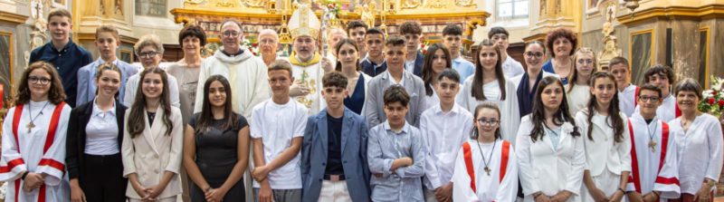 SONO STATE CELEBRATE LE CRESIME DEI RAGAZZI DI QUINCINETTO, TAVAGNASCO E QUASSOLO