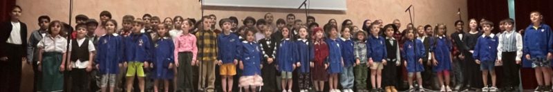 Spettacolo dei bambini delle scuole di Gressan dedicato alla figura di Emilie Argentier