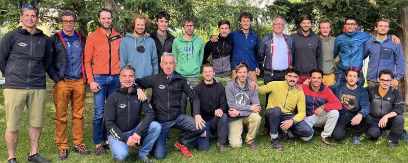 la formazione degli allievi del 42esimo corso per aspiranti guide alpine