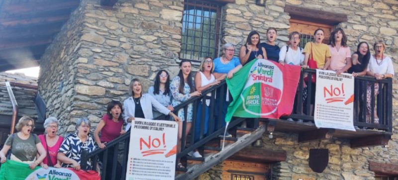 Alleanza Verdi Sinistra giovedì scorso a Lavesé