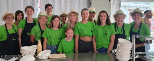A Doues una Sagra della Polenta da record: serviti 3.200 pasti in 2 giorni